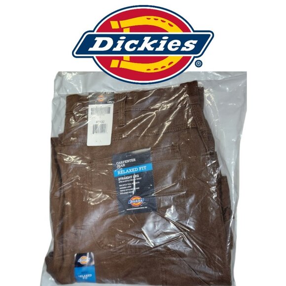 NEW Dickies Men's Relaxed Fit Sanded Duck Carpenter Jeans Pants Size 40 W x 32 L - Picture 2 of 12